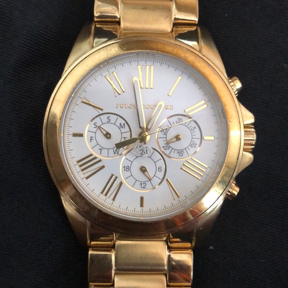 Juicy Couture oversized gold watch - Picture 2 of 8